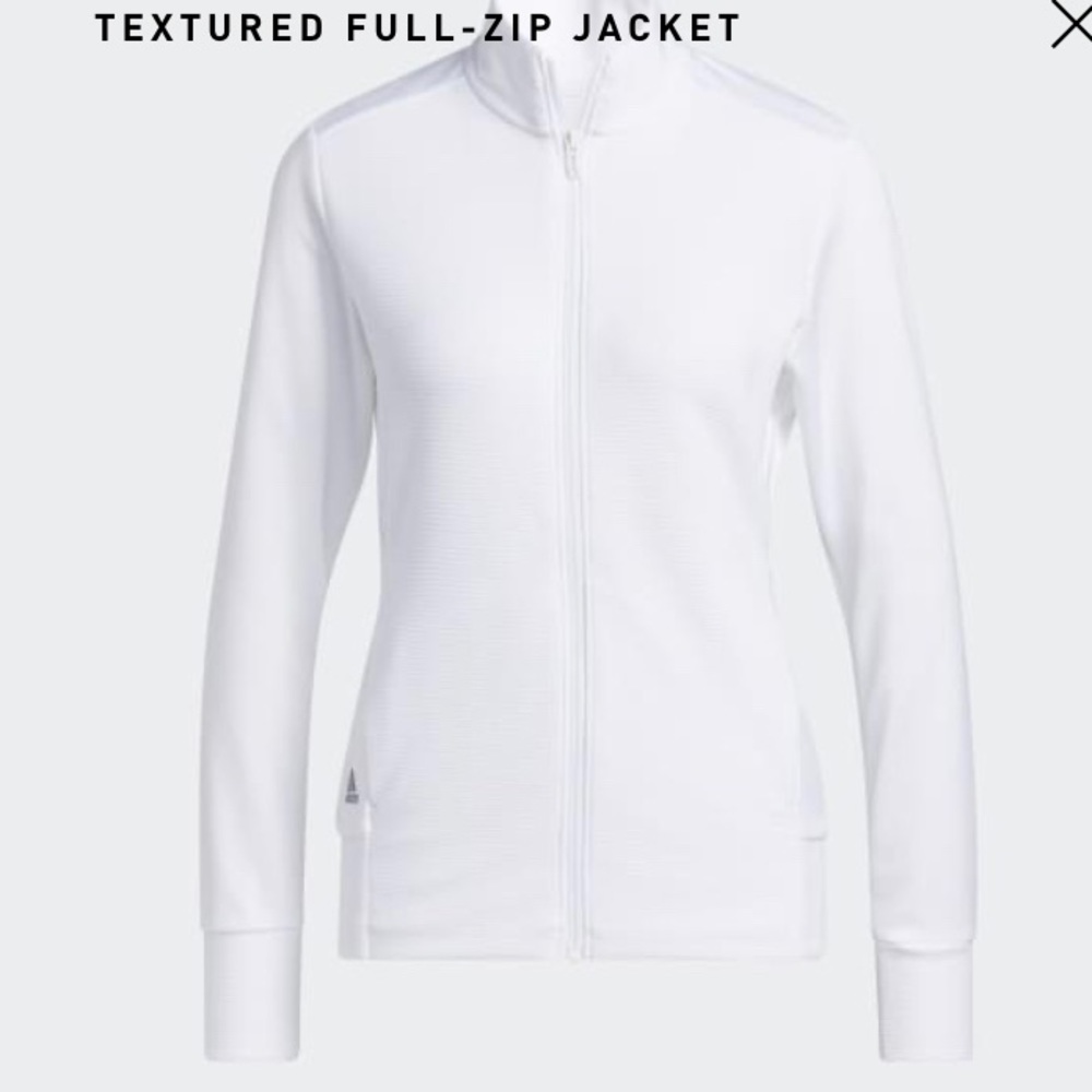 Adidas Textured Full Zip jacket